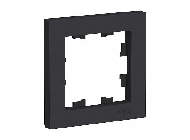 Рамка 1 пост Atlasdesign карбон ATN001001 Schneider Electric