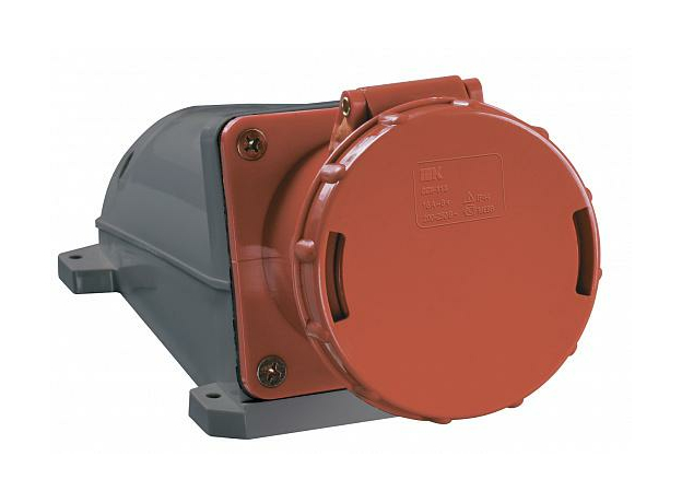 Розетка 135 стационарная 3Р+РЕ+N 63А 380В IP54 (PSR12-063-5) IEK
