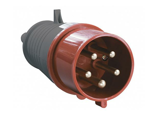Вилка кабельная силовая 025 3Р+РЕ+N 32А 380В переносная IP44 (PSR02-032-5) IEK