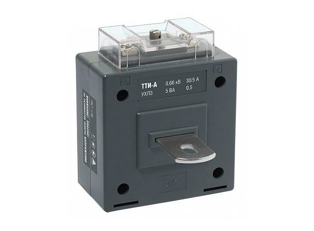 Трансформатор тока измерительный 150/5 класс точности 0,5 ТТИ-А (с шиной) 5 ВА (ITT10-2-05-0150) IEK