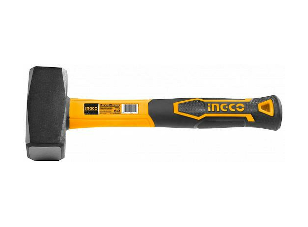 Кувалда 1 кг; фиберглассовая рукоятка INGCO HSTH8802 Кувалда 1 кг; фиберглассовая рукоятка INGCO HSTH8802