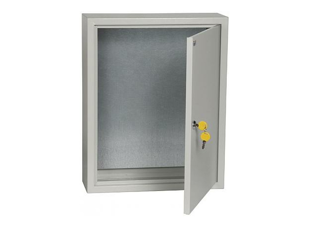 Щит распределительный металлический ЩМП 2-1 36 УХЛ3 IP31 500х400х150 с монтажной панелью RAL7035 YKM41-02-31 IEK