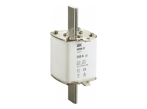 Плавкая вставка предохранителя 250А габарит 2 ППНИ-37 (DPP40-250) IEK