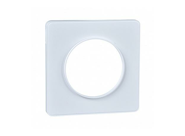 Рамка Odace 1 пост белый S52P802 Schneider Electric Рамка Odace 1 пост белый S52P802 Schneider Electric