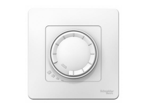 Светорегулятор (диммер) BLANCA скрытой установки поворотно-нажимной универсальный 400Вт в сборе белый BLNSS040011 Schneider Electric