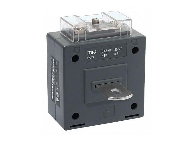 трансформатор тока 600/5 класс точности 0,5 ТТИ-А (с шиной) 5 ВА (ITT10-2-05-0600) IEK