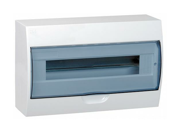 Бокс ЩРН-П 18 модулей навесной пластик IP41 (MKP12-N-18-40-10) 220*365*100 IEK