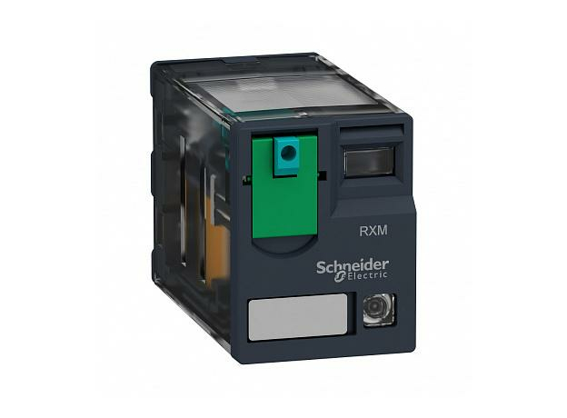 Реле миниатюрное 6А 4 перекидных конт. =24В индикация RXM4AB2BD TE Schneider Electric