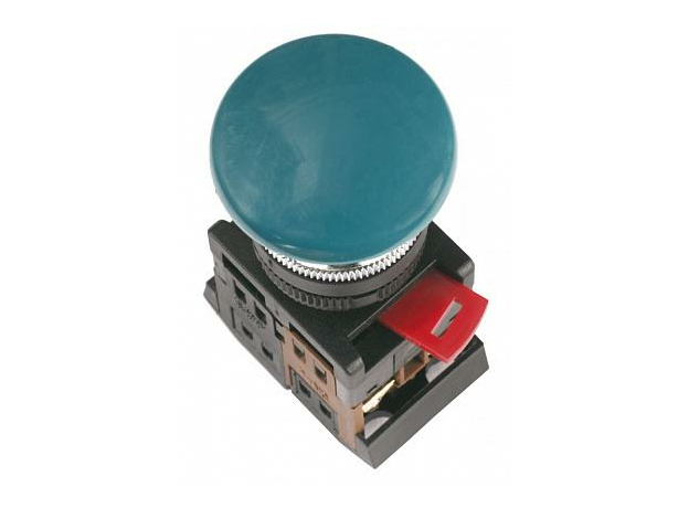Кнопка управления "Грибок" зеленая без подсветкой 1з+1р АЕА-22 BBG30-AEA-K06 IEK