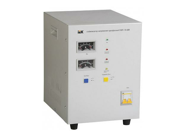 Стабилизатор напряжения однофазный напольный СНИ1-10 кВА электромеханический IVS10-1-10000 IEK