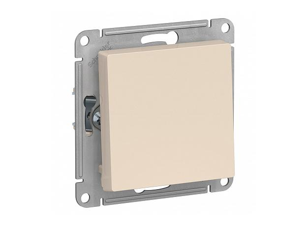 Выключатель одноклавишный Atlasdesign скрытой установки 10А (сх.1) механизм бежевый ATN000211 Schneider Electric