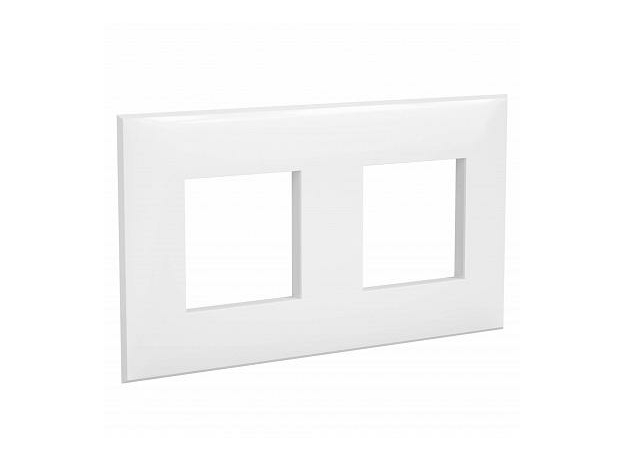 Рамка 2 поста 4 модуля Avanti Белое облако 4400904 DKC