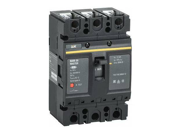 Выключатель автоматический ВА88-35 трехполюсный 250А 35кА MASTER SVA30-3-0250-02 IEK