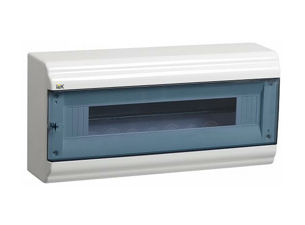 Бокс ЩРН-П-18 модулей навесн.пластик IP41 PRIME (MKP82-N-18-41-10) IEK