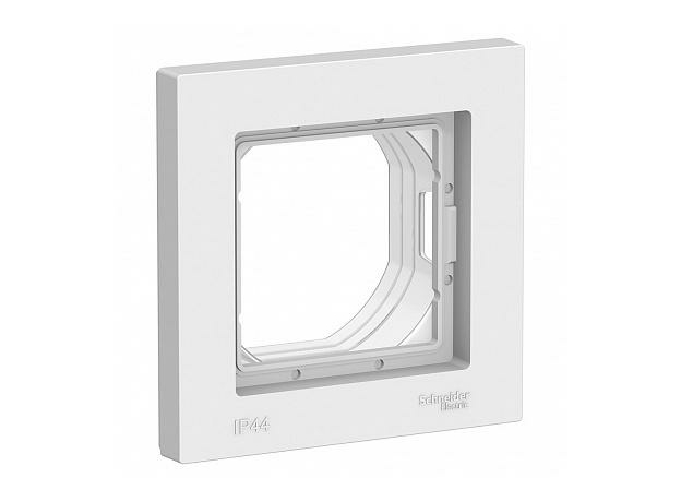 Рамка 1 пост Atlasdesign Aqua IP44 горизонтальная белый ATN440101 Schneider Electric Рамка 1 пост Atlasdesign Aqua IP44 горизонтальная белый ATN440101 Schneider Electric