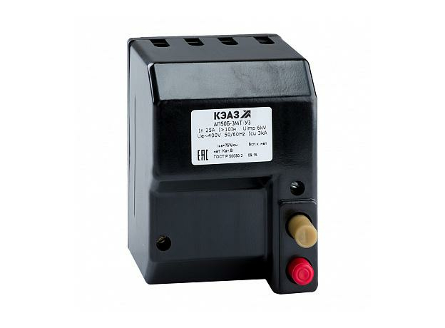 Выключатель автоматический АП50Б 3МТ 1,6А уставка по току срабатывания 10In 107259 КЭАЗ