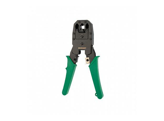 Инструмент (клещи) для обжима RJ45 RJ12 RJ11 (ht-200), заделка витой пары (ht-318М) REXANT 12-3441