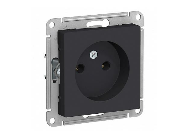 Розетка Atlasdesign скрытой установки без заземления 16А механизм карбон ATN001041 Schneider Electric Розетка Atlasdesign скрытой установки без заземления 16А механизм карбон ATN001041 Schneider Electric