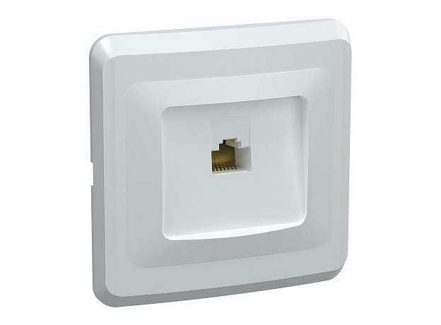 Розетка одноместная RJ45 компьютерная РК10-ВБ Cat5e белый ВЕГА (EKV15-K01-DM) IEK Розетка одноместная RJ45 компьютерная РК10-ВБ Cat5e белый ВЕГА (EKV15-K01-DM) IEK