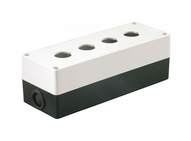 Корпус КП104 для кнопок 4 места Белый (BKP10-4-K01) IEK