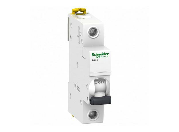 Выключатель автоматический модульный iK60N 1п 10А C 6кA AC (перемен.) A9K24110 Schneider Electric Выключатель автоматический модульный iK60N 1п 10А C 6кA AC (перемен.) A9K24110 Schneider Electric