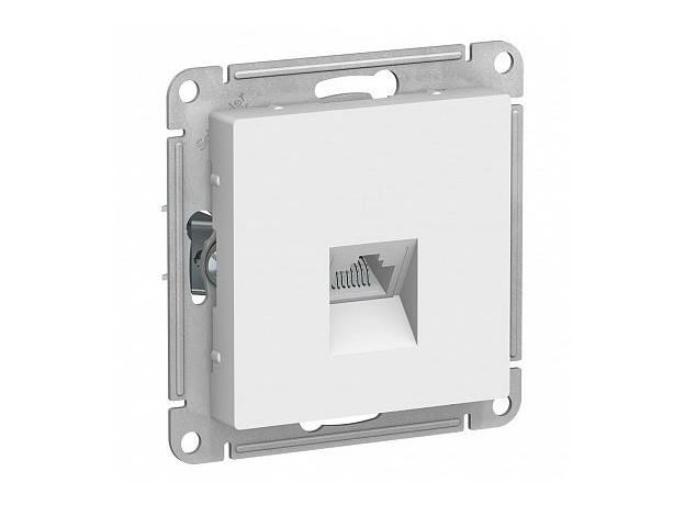 Розетка RJ45 компьютерная Atlasdesign скрытой установки cat. 5Е механизм белый ATN000183 Schneider Electric Розетка RJ45 компьютерная Atlasdesign скрытой установки cat. 5Е механизм белый ATN000183 Schneider Electric