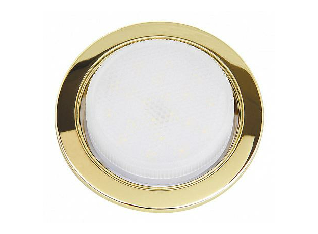 Светильник встраиваемый PGX53 золото глянцевое 10639.3 106x39 под лампу PLED GX53 .1016867 Jazzway