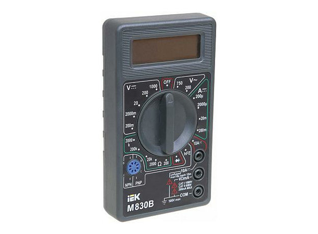 Мультиметр цифровой M830B Universal TMD-2B-830 IEK Мультиметр цифровой M830B Universal TMD-2B-830 IEK