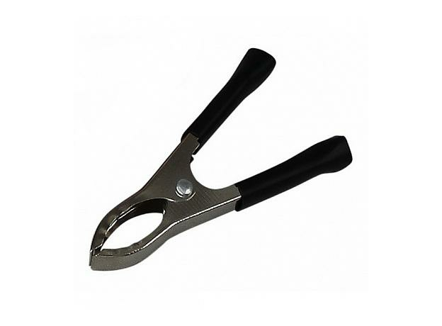 Зажим "Крокодил" 30А 75мм FD-1715 Rexant (черный)