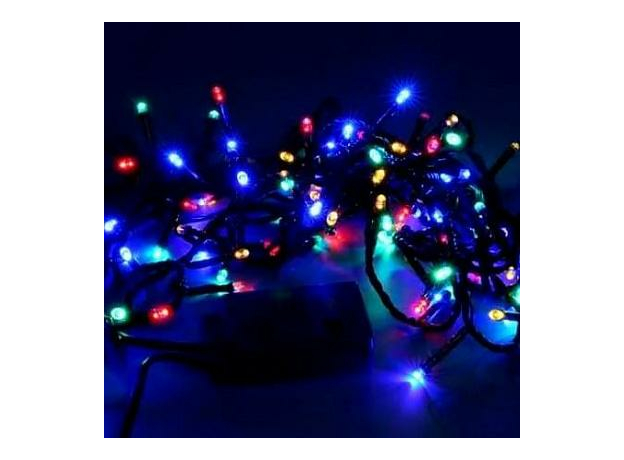 Гирлянда светодиодная внутренняя 5м мульти 8 режимов зеленый провод IP20 ILD050C-GM .4690601040770 Jazzway