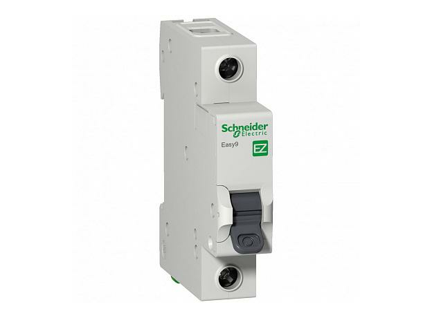 Автоматический выключатель модульный Schneider Electric EASY9 однополюсный 1п 50А C 4,5кA AC (перемен.) (EZ9F34150) Автоматический выключатель модульный Schneider Electric EASY9 однополюсный 1п 50А C 4,5кA AC (перемен.) (EZ9F34150)