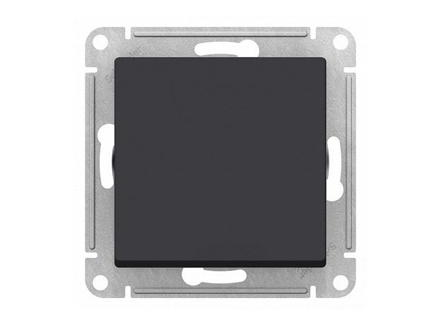 Переключатель одноклавишный Atlasdesign Aqua скрытой установки IP44 10А проходной (сх.6) механизм карбон ATN441061 Schneider Electric Переключатель одноклавишный Atlasdesign Aqua скрытой установки IP44 10А проходной (сх.6) механизм карбон ATN441061 Schneider Electric