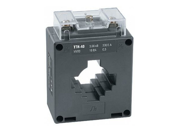 Трансформатор тока измерительный 300/5 класс точности 0,5 ТТИ-40 (без шины) 5 ВА (ITT30-2-05-0300) IEK