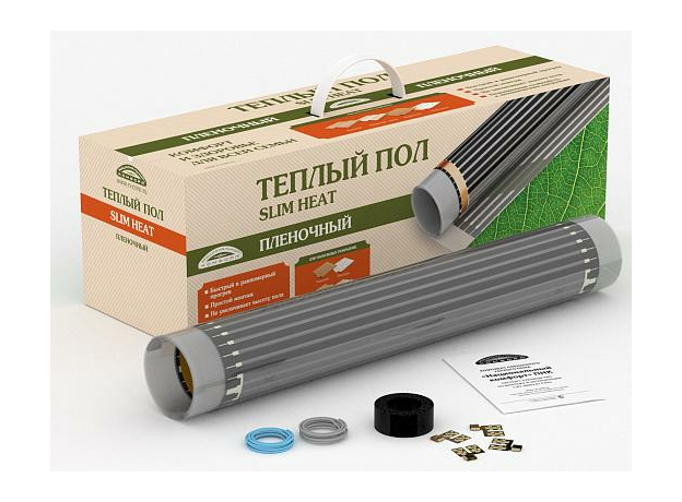 Теплый пол (пленочный) в комплекте, ПНК - 220 - 2200/0,5 -10 S=10 м. "Национальный комфорт" без терморегулятора Теплолюкс 2148225