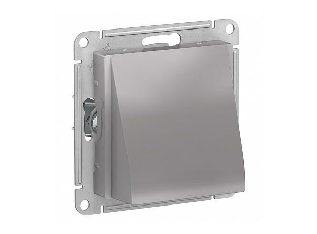 Вывод кабеля Atlasdesign скрытой установки механизм с накладкой алюминий ATN000399 Schneider Electric Вывод кабеля Atlasdesign скрытой установки механизм с накладкой алюминий ATN000399 Schneider Electric