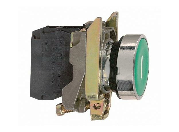 Кнопка управления зеленая без фиксации 1НО XB4BA31 Schneider Electric