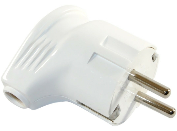 Евровилка угловая А105 16А 250В 10 штук