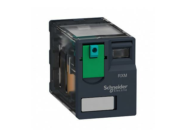 Реле миниатюрное 10А 2 перекидных конт. 12В RXM2AB1JD Schneider electric