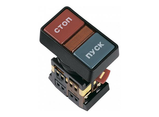 Кнопка управления "Пуск-Стоп" PPBB-30 N с лампой 240В BBD21-PPBB-K51 IEK