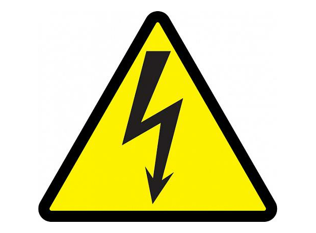 Самоклеющаяся этикетка молния (треугольник) 130х130х130мм YPC30-MOLNI-5-100 IEK
