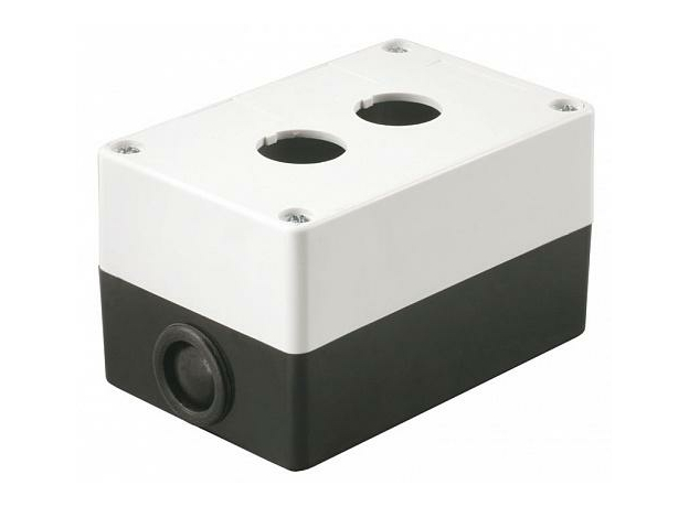 Корпус КП102 для кнопок 2 места Белый (BKP10-2-K01) IEK