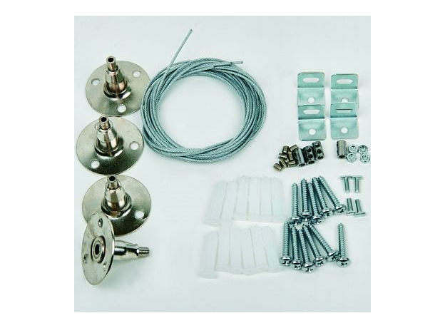 Крепления UFL-H01 SILVER 100 POLYBAG для светодиодных панелей серии PROM-3 09463 Uniel