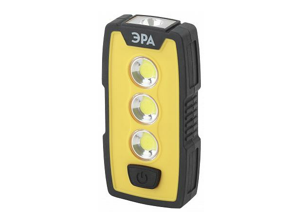 Фонарь светодиодный RB-802 Рабочий серия "Практик" [6Вт COB + 1Вт LED, пласт., 3xAAA, защита IP65, крючок, м Б0029180 ЭРА