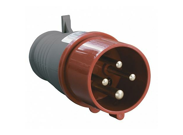 Вилка 014 3Р+РЕ 16А 380В переносная IP44 (PSR02-016-4) IEK