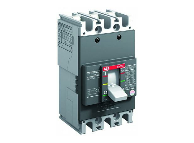 Выключатель автоматический A1C 125 TMF 125-1250 трехполюсный F F 25kA 1SDA070312R1 ABB