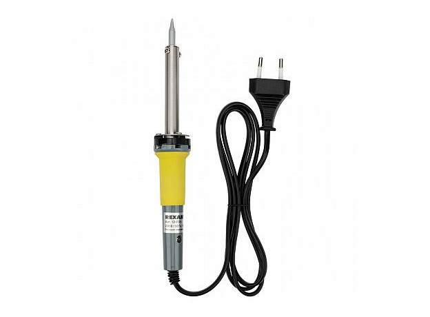 Паяльник с керамическим нагревателем долговечное жало 220 V/60 Вт REXANT 12-0124