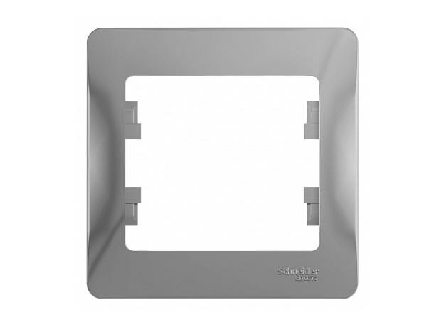 Рамка 1 пост GLOSSA алюминий GSL000301 Schneider Electric Рамка 1 пост GLOSSA алюминий GSL000301 Schneider Electric