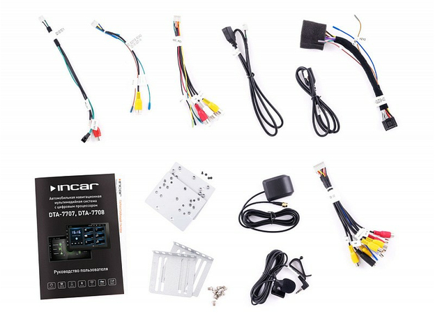 2DIN USB-магнитола Incar DTA-7708 на Android 10 с навигацией