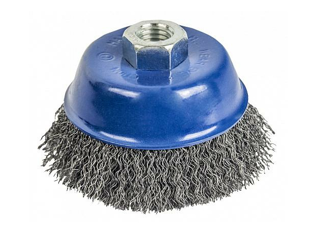 Кордщетка для УШМ 90 мм; М14 чашеобразная мягкая ПРАКТИКА 032-447