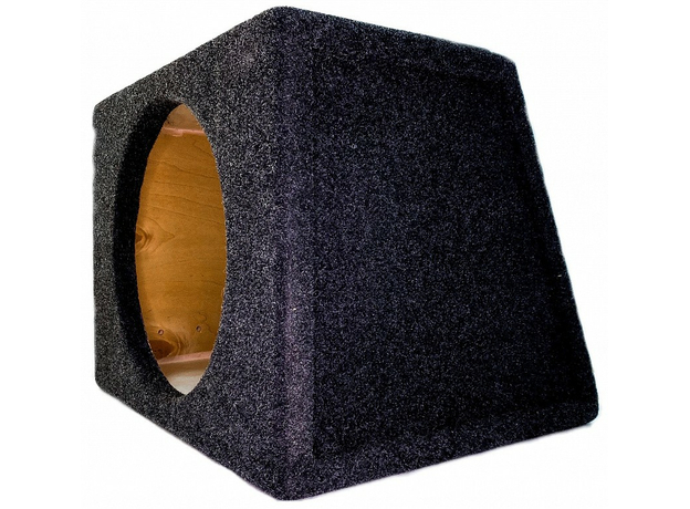 Короб под сабвуфер 10" (24 л, "трапеция") Желток